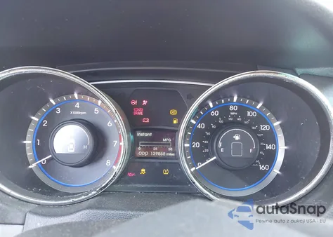 2014 Hyundai Sonata Gls z USA, uszkodzony, nr VIN 5NPEB4AC1EH841433